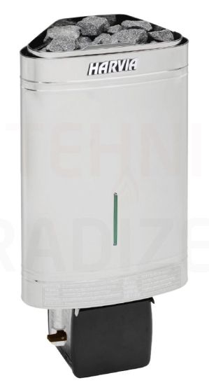 HARVIA elektriskā pirts krāsns DELTA COMBI D29SE 2.9kW Steel