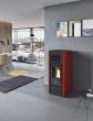 EVA CALOR pellet fireplace-stove GIUSY 15.4kW (black)