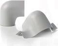 PAROC siltumizolācijas PVC līkums cauruļvadu čaulām 90˚ 232mm
