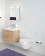 Gustavsberg WC wall mounted toilet 5G84 Hygienic Flush without toilet seat