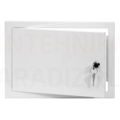 EUROPLAST metal manhole for interior work, 300x400mm with key RLMA3040