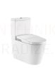 Toilet Inspira In-Wash, 390x680 mm, with cover for bidet function, universal outlet, white