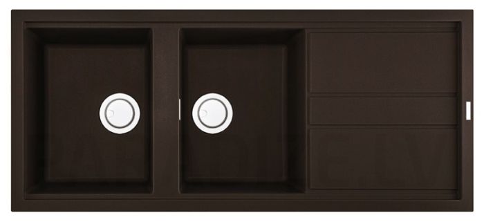 ELLECI akmens masas virtuves izlietne BEST 500 Espresso 116x51 cm