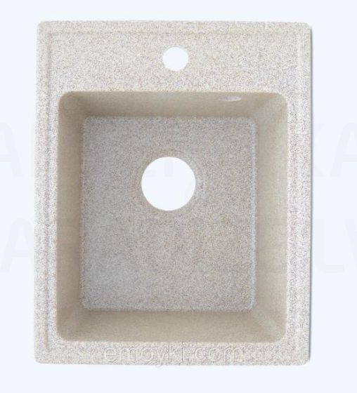 PLATINUM Granīta izlietne Platinum RUBI 40x50 karamele