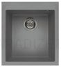 ELLECI stone mass kitchen sink QUADRA 100 Light grey 41x50 cm