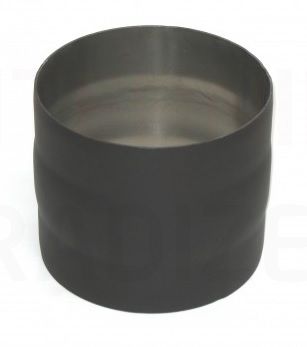 Darco black steel chimney sleeve DN80 internal-external