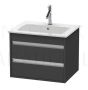 Duravit izlietnes skapītis ar izlietni Ketho  600x475 (grafīts matēts)