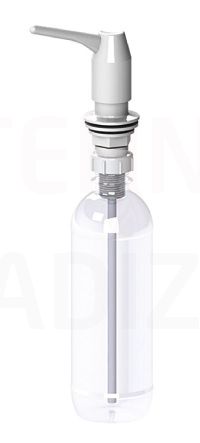 KKPOL дозатор для жидкого мыла (белый)