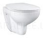 GROHE WC piekaramais tualetes pods BauCeramic Rimless ar vāku Soft Close