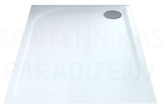 BLU stone mass shower tray GRUS Square  900x900x30