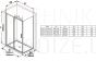 AKCIJA RAVAK dušas kabīnes komplekts BLIX SLIM BLSDP2-120 (L) melns + caurspīdīgs stikls