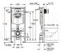 GROHE WC komplekts 5in1 iebūvējamais rāmis + poga Arena Cosmo + KKPOL pods Latona ar SC vāku (melns)