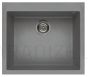 ELLECI stone mass kitchen sink QUADRA 105 Light grey 57x50 cm