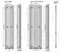 Decorative radiator PURMO Paros PAV 21 1950x 805