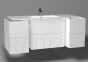 BLU izlietnes skapītis VARIA II 598x496x535 (Lily white)