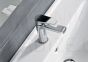 CUBITO-N washbasin mixer with brass pop-up waste/ without pop-up waste or with click-clack waste, 5,7 l/min
