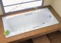 Praga steel bathtub, handgrips