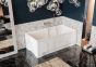 POLIMAT rectangular acrylic bathtub ELZA 140x70