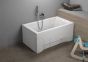 POLIMAT acrylic rectangular bathtub CAPRI 120x70