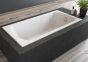 POLIMAT acrylic rectangular bathtub CLASSIC SLIM 120x70