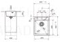 FRANKE кухонная раковина из каменной массы MARIS Кашмир 40.3x50.3 см