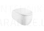 Toilet Beyond Rimless, wall-mounted, 395x580 mm, white