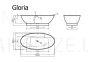 Akmens masas vanna Vispool Gloria 1840x900x560