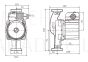 Recirculation pump for boiler WILO Star-Z 20/7-3 150