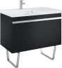 Elita cabinet for sink MOODY 90 black