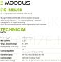 ENGO Wi-Fi thermostat with MODBUS 230V E10-MBUSB