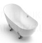 AURA free standing stone mass bathtub DAMONA 2 1690x735x855