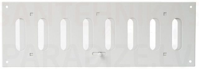 EUROPLAST reste metāla, 300x100mm, regulējama, balta MR3010R