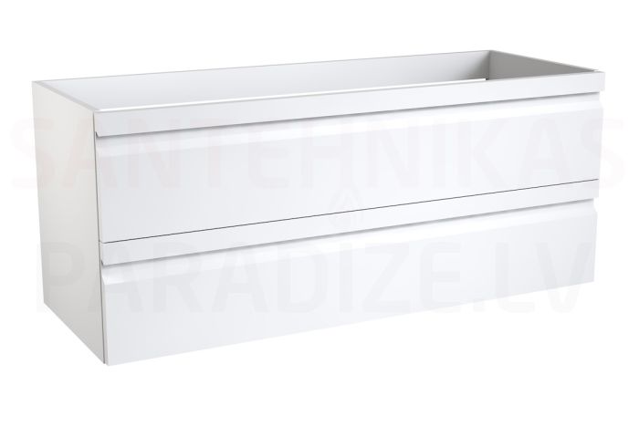 KAME undertop cabinet TERRA 120 (shiny white) 500x1190x450 mm