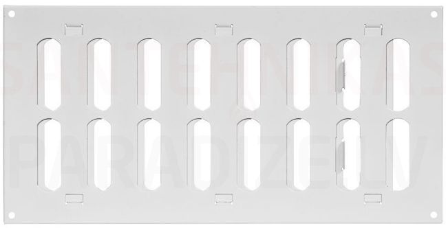 EUROPLAST reste metāla, 300x150mm, regulējama, balta MR3015R