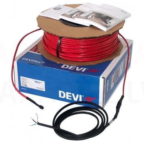 DEVI dvigubas šildymo kabelis DEVIflex 6T 1095W 230V 180m