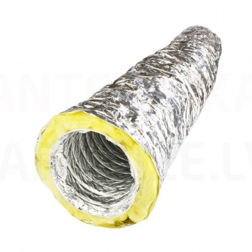 EUROPLAST lankstus oro kanalas, garso izoliacija, Aluflex SONO, Ø100mm-10m