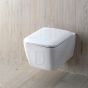 RIMFREE IDO WC wall mounted toilet with toilet seat