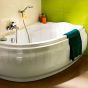 CERSANIT asymmetric acrylic bathtub JOANNA 140x90