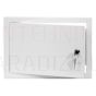 EUROPLAST metal manhole for interior work, 300x400mm with key RLMA3040