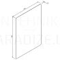 FANECO Spogulis cietumiem, 700 x 500mm, N08071
