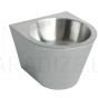 FANECO Stainless steel washbasin N13036C.S 270 x 360 x 360; Ø300