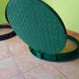 Plastic melioration / drainage sewer cover 780 PE 78cm green
