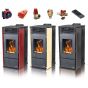 Central heating pellet fireplace-stove 20 kW TIM SISTEM RITTIUM Hydro 20