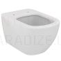 Tesi Aquablade toilet, wall hung, with out lid, 365x535 mm, white