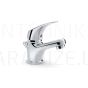 Talas single-lever washbasin faucet, automatic outlet, chromed