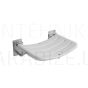 Universum shower seat, wall-hung, folding, loading capability 120 kg, stainless steel