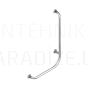 Universum shower handrail, wall-hung, fixed, left, stainless steel