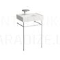 Laufen konsole Kartell izlietne 810334/5, 535x440 mm, h=790 mm, hroms