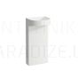 Washbasin Sonar, 410x380 mm, h = 900 mm, white SaphirKeramik