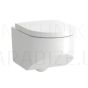 WC Sonar Rimless, wall-mounted, 370x530 mm, matt white